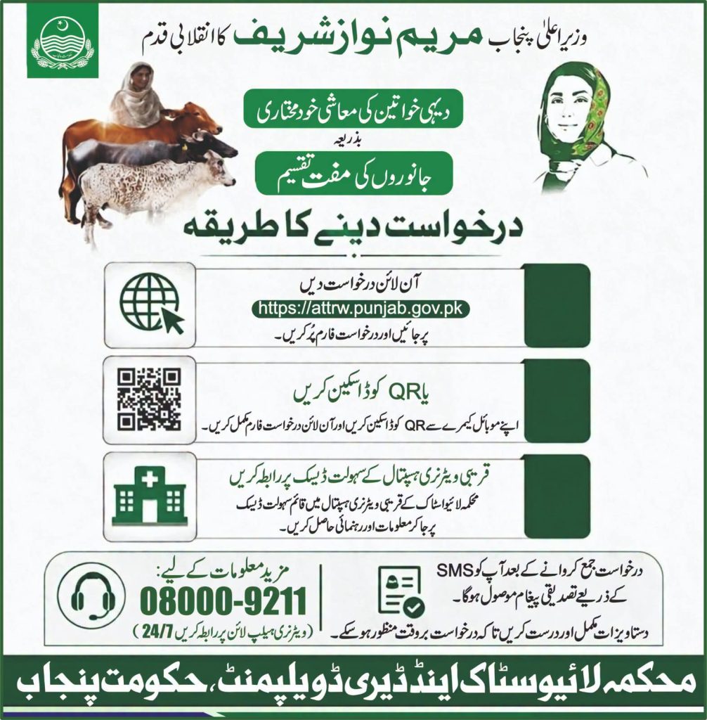 پنجاب مفت مویشی تقسیم پروگرام 2026