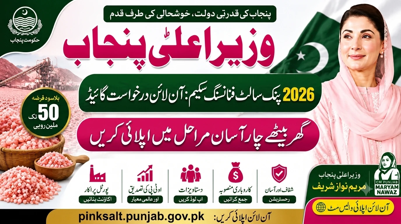 How to Apply Online for Pink Salt Loan via pinksalt.punjab.gov.pk