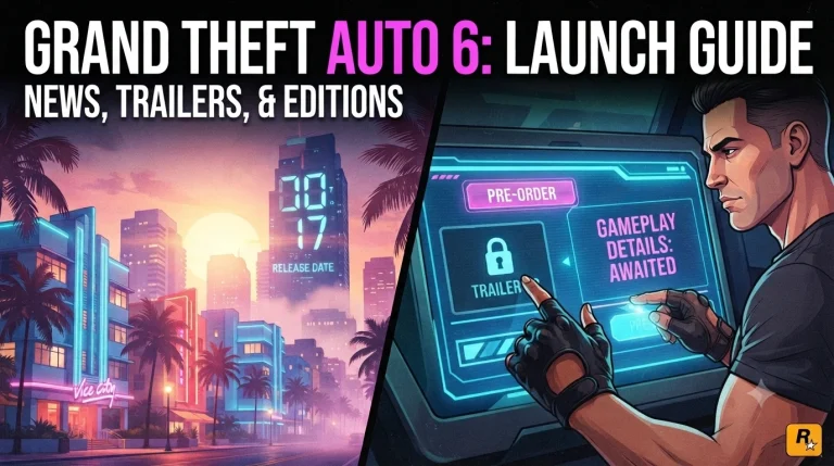 Grand Theft Auto 6 Launch Guide: Latest News on Gameplay, Trailers, and Editions