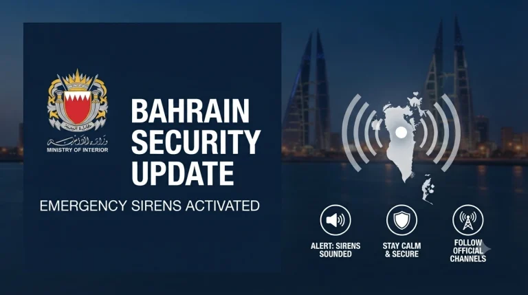 Bahrain Security Update: Emergency Sirens Activated as Regional Tensions Rise