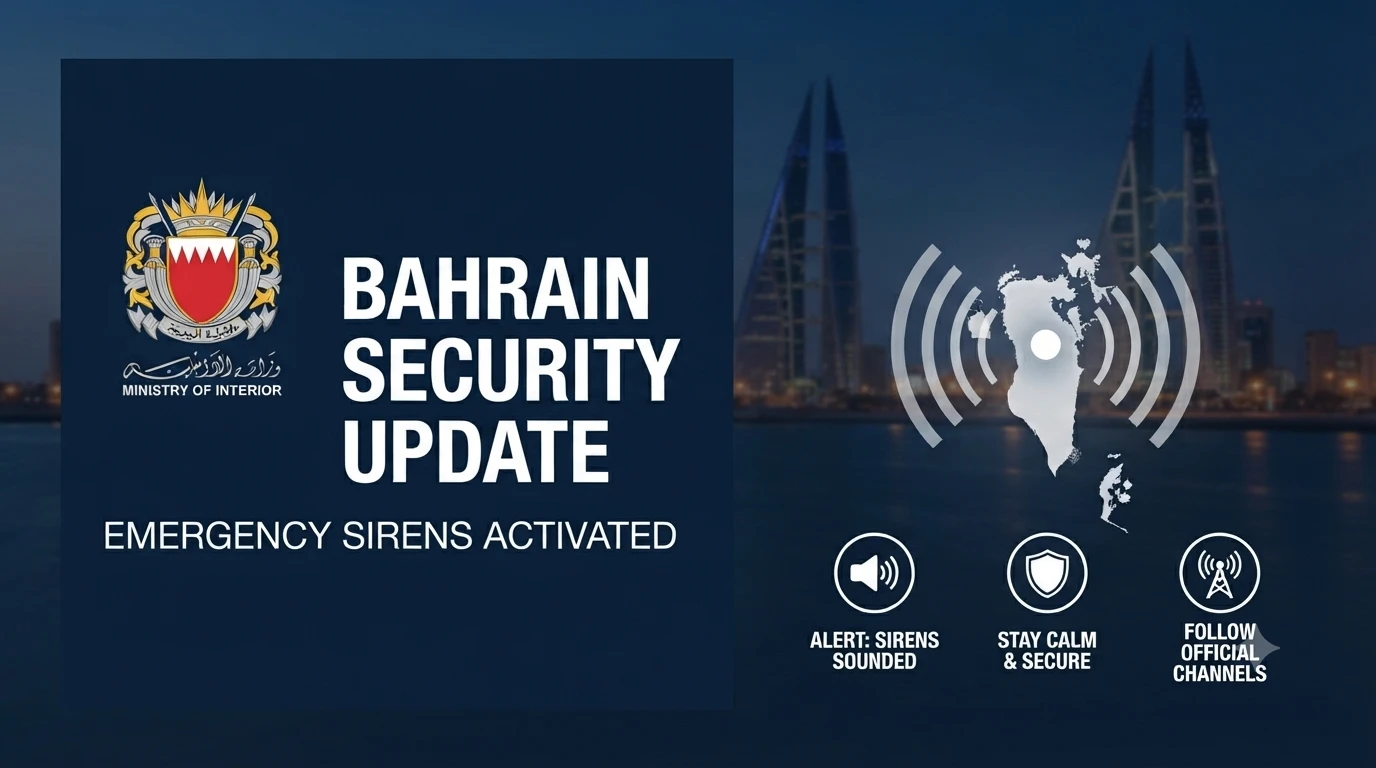 Bahrain Security Update: Emergency Sirens Activated as Regional Tensions Rise