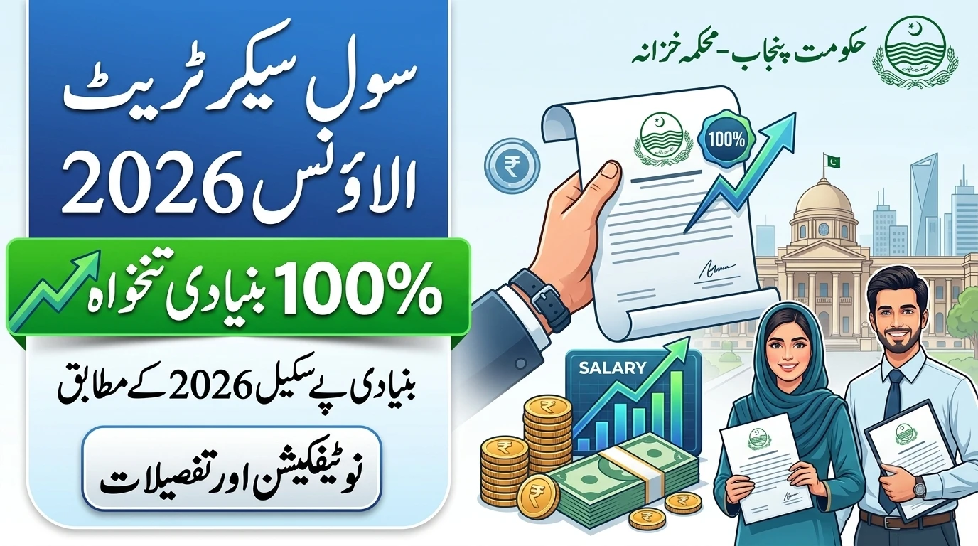 Civil Secretariat Allowance 2026 at Government of Punjab
