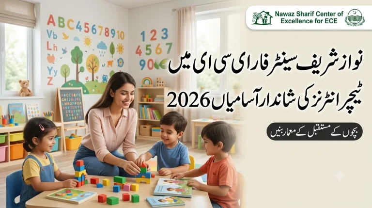 Nawaz Sharif Center of Excellence for ECE Jobs 2026 for Teacher Interns