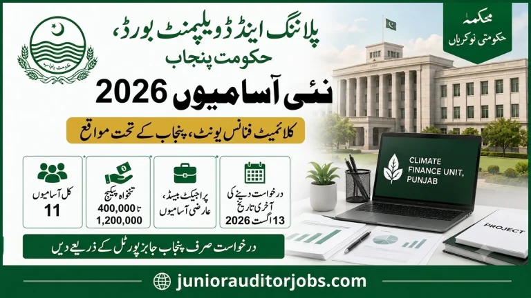 Planning and Development Board Punjab Jobs 2026 Apply Online