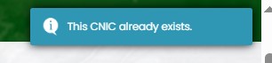 This CNIC Already Exists" Error in Apni Chat Mehfooz Chat 2026