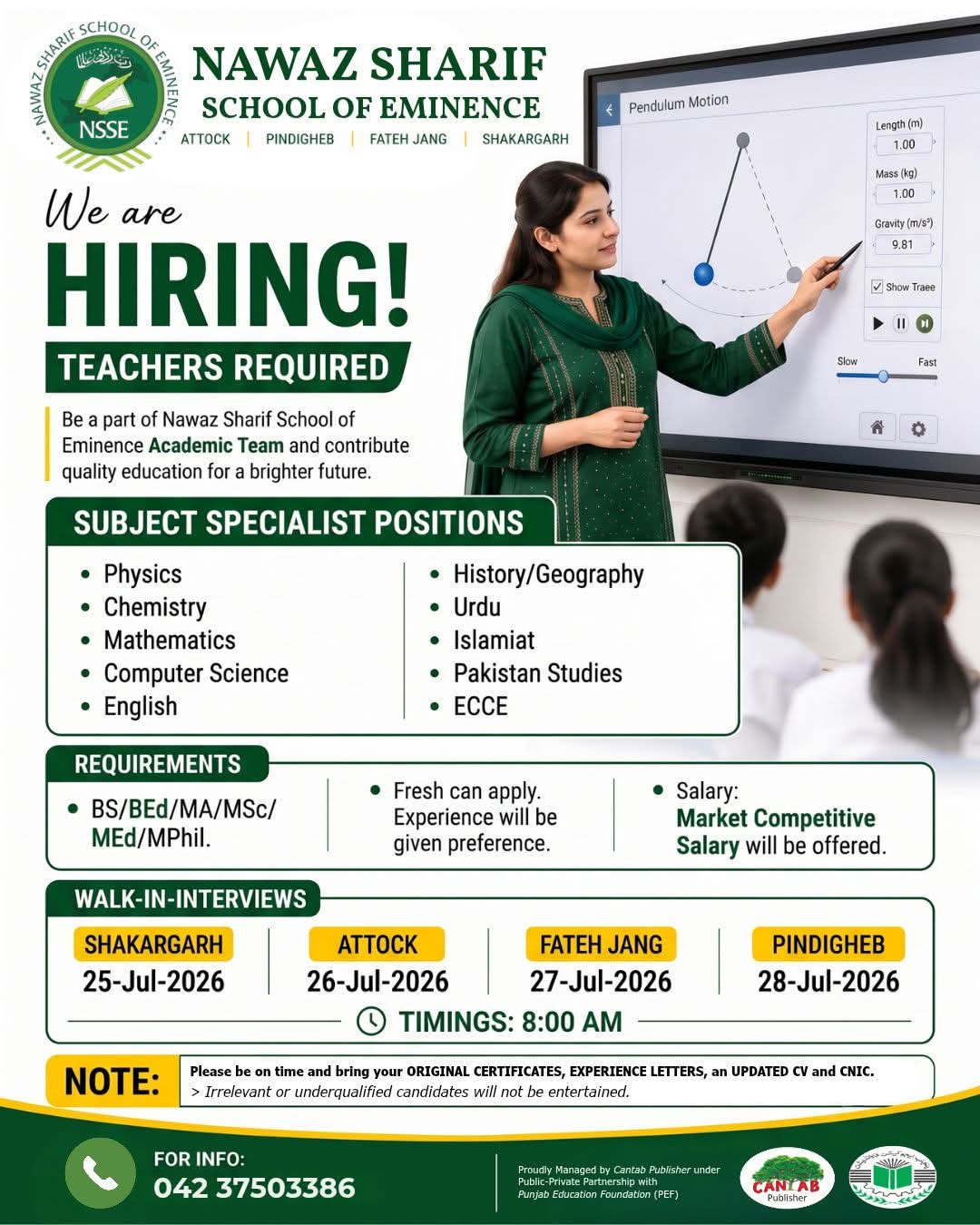 NSSE jobs latest