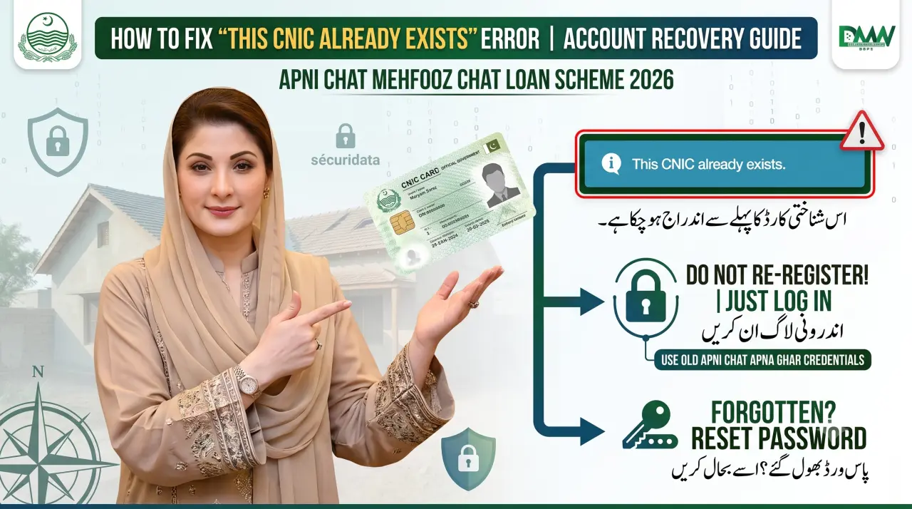 Fix This CNIC Already Exists Error in Apni Chat Mehfooz Chat 2026