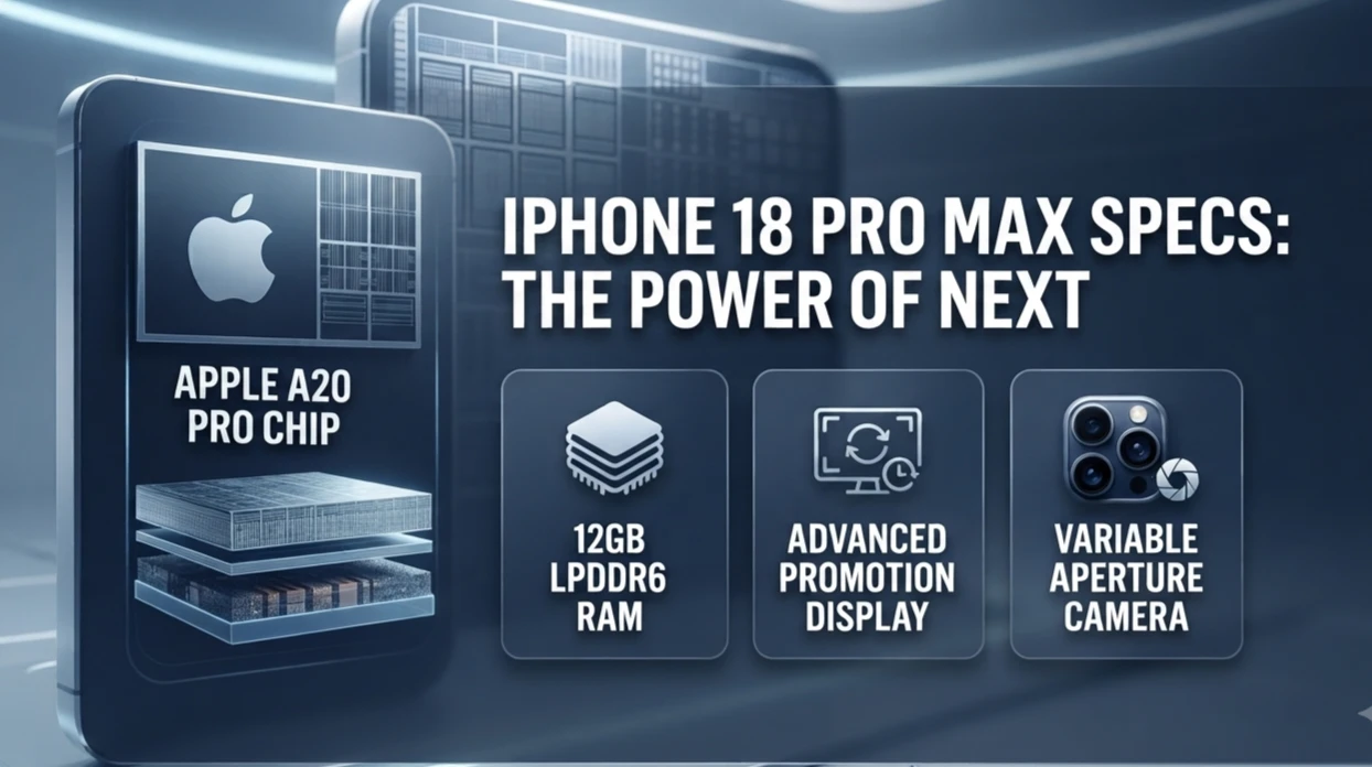 Inside the Next Generation: What Leaks Reveal About the iPhone 18 Pro Max Specs