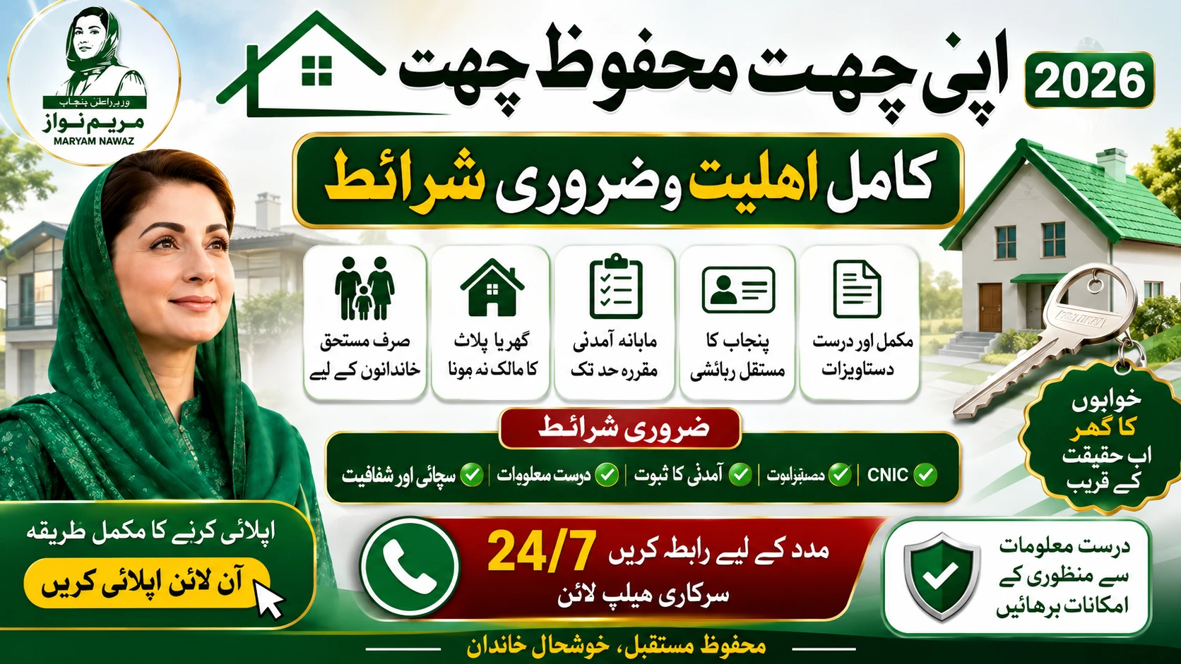 Apni Chat Mehfooz Chat Scheme 2026: Complete Eligibility Criteria & Requirements