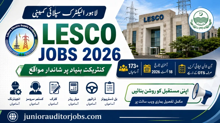 LESCO Jobs 2026 Apply Online via OTS